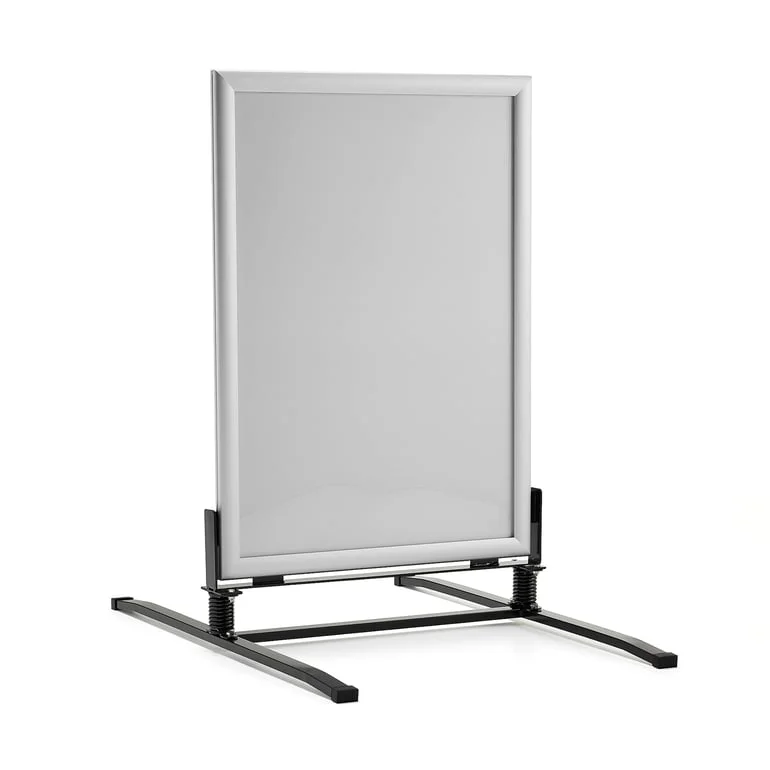 Gatebukk VIPP, H1210 mm, plakatstr. 700x1000 mm, alugrå