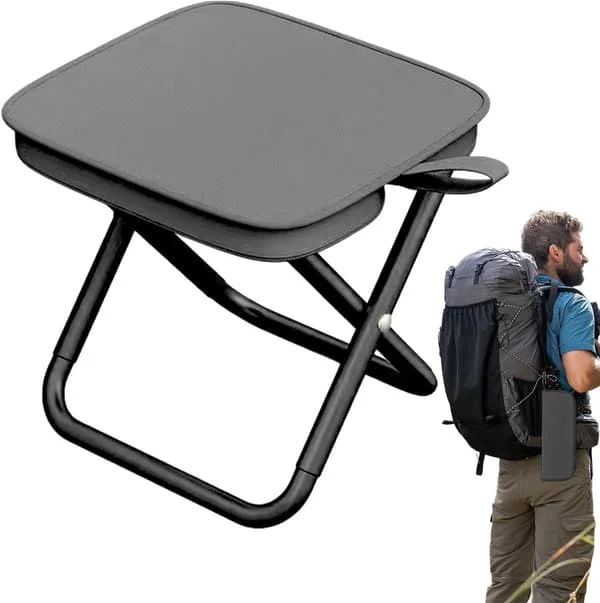 Camping Chair - Folding Chair - Foldable Stool - Fishing Chair - Extra Strong Storage Chair - 600D Oxford Fabric and Carbon Steel - Storage Bag