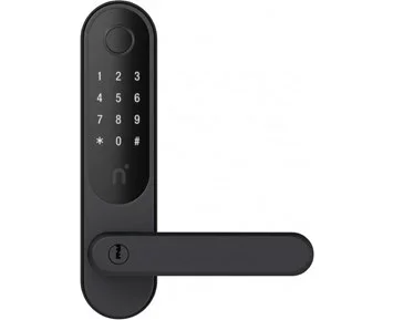 Nimly Touch Pro - Black - Smart lås med flera upplåsningsmetoder till ytterdörr