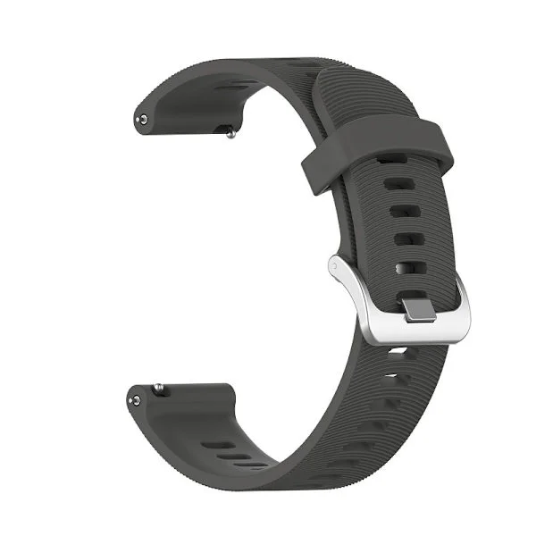 Urrem til Garmin Forerunner 245 Silikone Grey Garmin Forerunner 245 20 mm