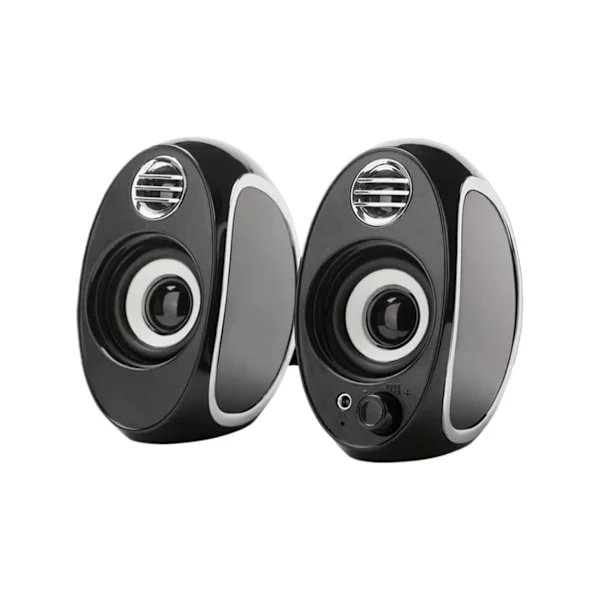 Bekväm mini-USB-dator liten högtalare subwoofer datorhögtalare (svart)