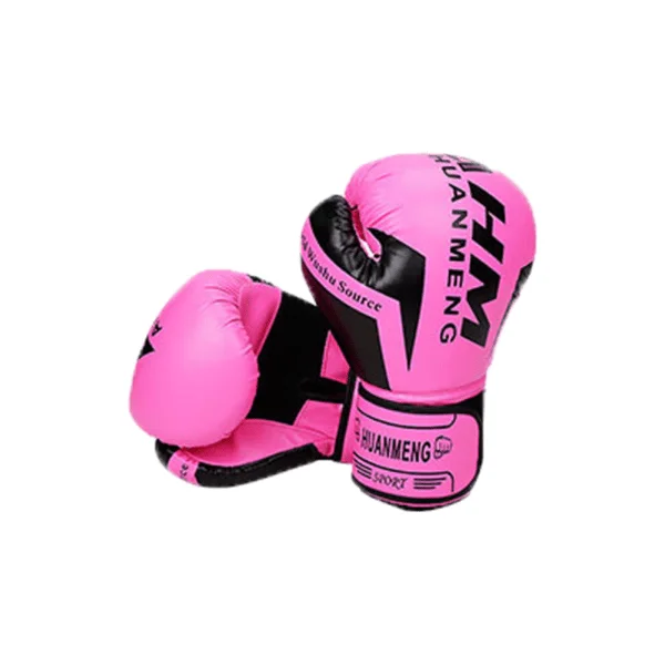 Læder boksehandsker til børn, teenagere og kvinder - pink - 6OZ