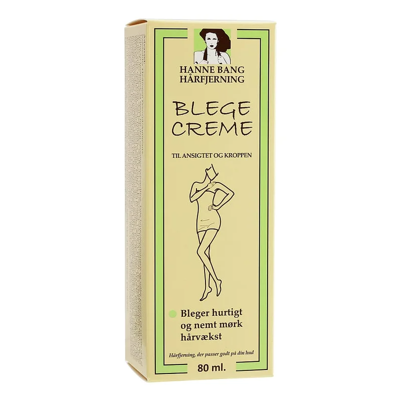 Hanne Bang Blegecreme 2x40 ml, Hudpleje, Hårfjerning, Hårfjerningscreme