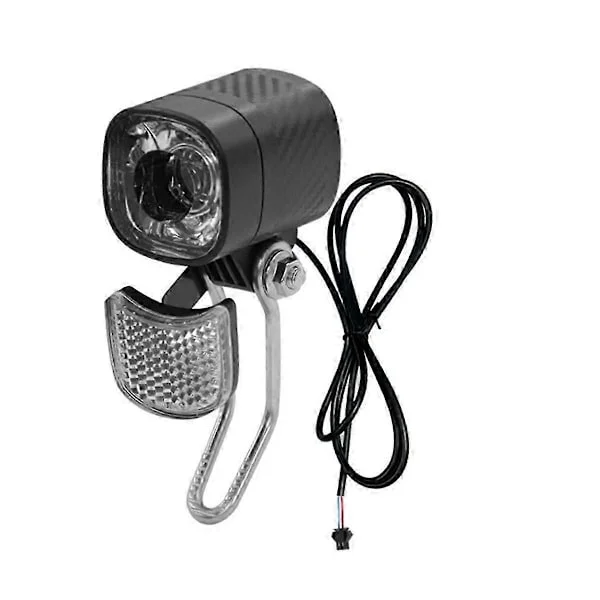 [LCS]QD470 E-sykkel LED-frontlykt 6V-12V/48V Sykkellykt Vanntett Frontlykt Vanntett Kobling JP