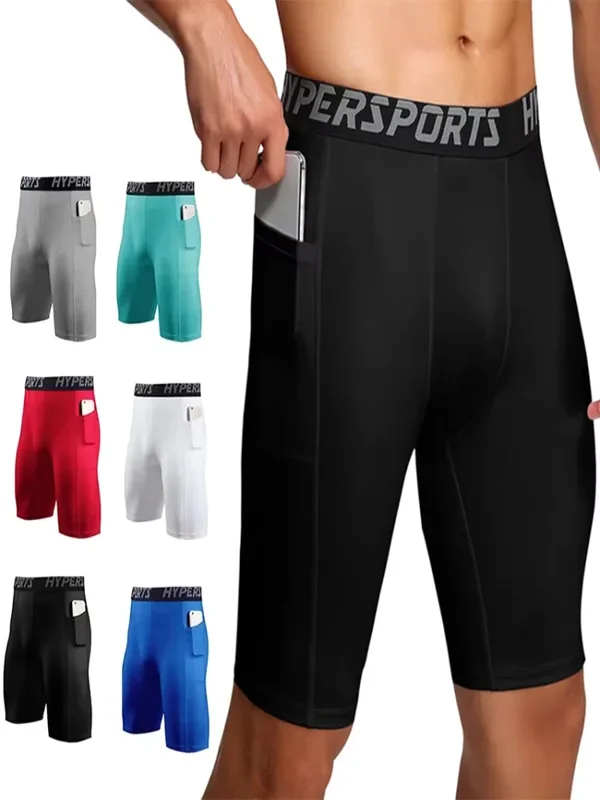 AliExpress - 2026 Kompressions-Shorts für Herren Sommer Sportbekleidung Trainings-Tights Fitnessstudio Fitness Leggings Kurze Hosen Sport-Unterteile 