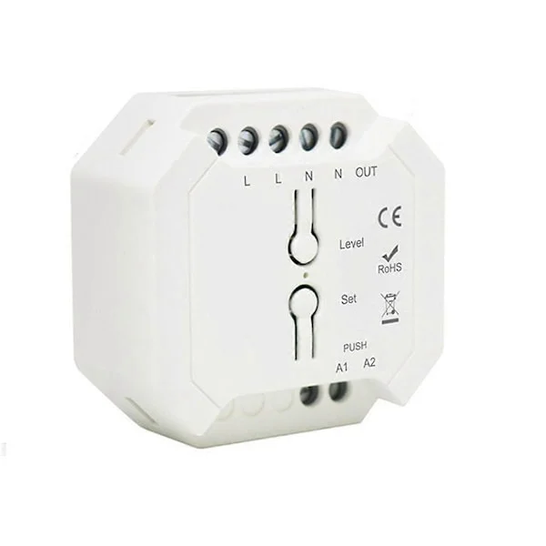 Tuya ZigBee Triac Dimmer LED-kontroller Smart Dimmer för dimbara LED-lampor Stöd Smart APP RF-fjärrkontroll A
