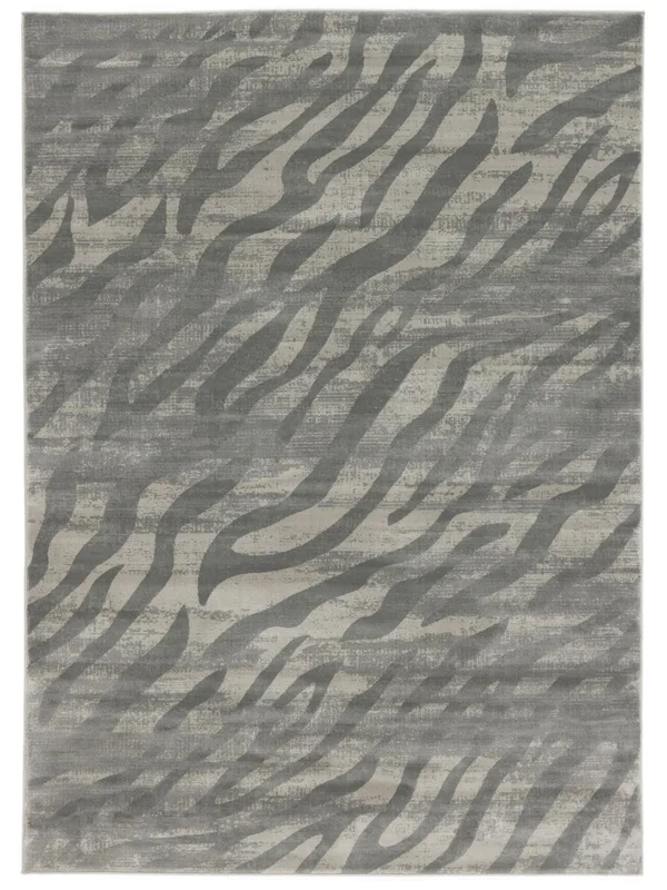 Zebra Antique 200X300 Hellgrau Tier Teppich