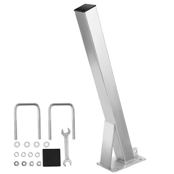 Stödstång för Båtvagn 76 x 76 x 863 mm - Duoku - med Galvaniserade U-bultar - Kompatibel med Dragstång