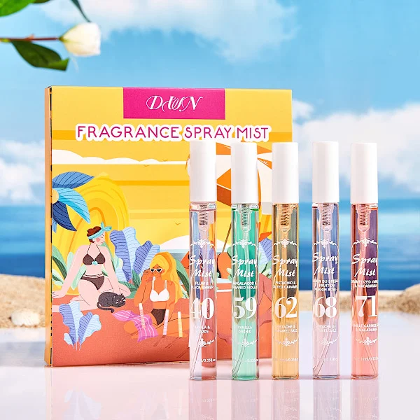 【DT】Sol de Janeiro Cheirosa Parfyme Mist Spray Sett, Premium Gaveeske for kvinner, Langvarig Eau De Parfum, Reisevennlig Bærbar