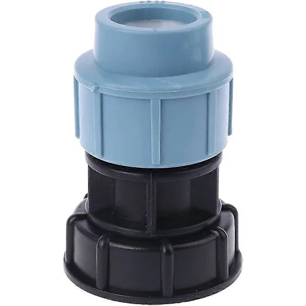 1st S60X6 IBC Tank Adapter till 32mm Rak Slangkoppling Tillbehör Vattenslang Kopplingsverktyg (LGL)