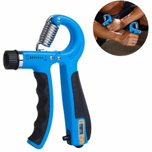 Hand Grip Strengthener Counter Forearm Trainer Exercise, Finger Trainer, Adjustable Hand Support, Finger Grip Strength Trainer, Exercise Hand Grip