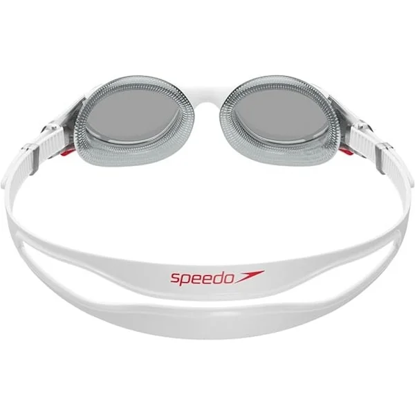 Speedo Biofuse simglasögon för män, en storlek, röd/silver/genomskinlig
