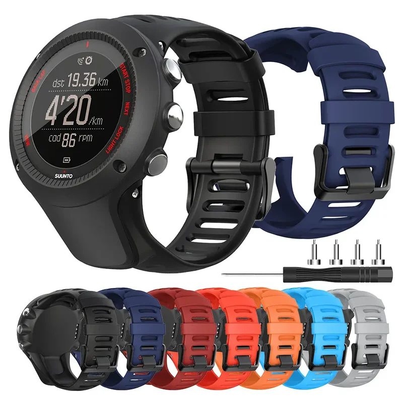 AliExpress - Bracelet en Silicone pour SUUNTO Ambit 1/Ambit 2/Ambit 3, bracelet de montre de remplacement pour Suunto AMBIT 1/2/2S/2R/3P/3S/3R