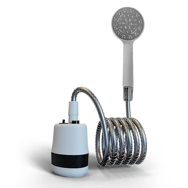 Portable Shower Camping Outdoor Shower Handheld Electric Shower Battery Powered Compact Handheld Rechargeable Camping Shower