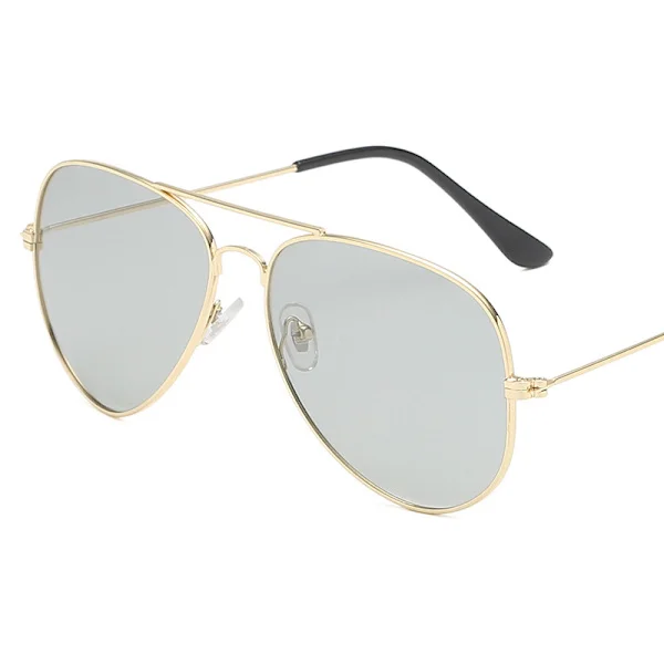 [RM] Photochromic Polarized Sunglasses with Gold Frame