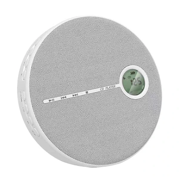 Ladattava Bluetooth-CD-soitin, musiikki-CD-soitin autoon/matkalle, kotiaudio stereokaiuttimilla