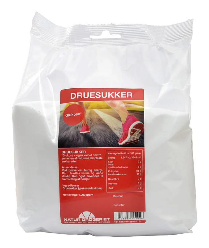 Natur Drogeriet Druesukker 1 kg, Helse & Madvarer, Sukker & Sødemidler, Øvrigt