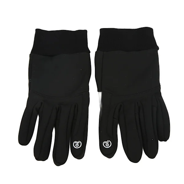 Vinter Utomhus Pekskärm Anti-Slip Vindtät Fleece Varma Sportshandskar Alla Finger