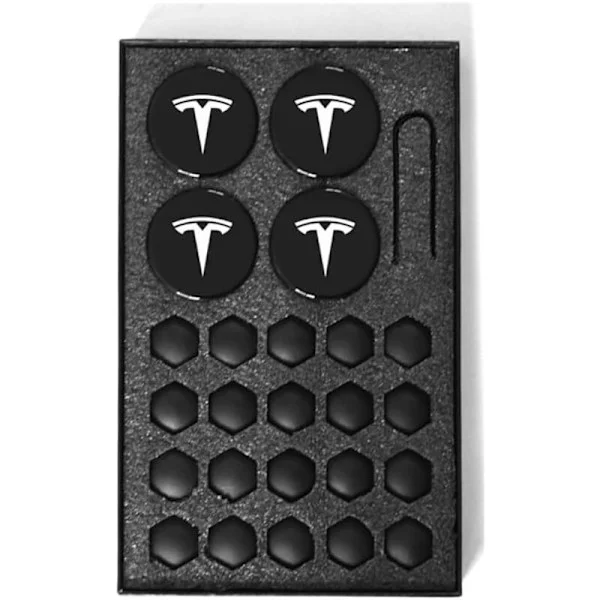 Pyöränsuojukset yhteensopiva Tesla Model 3 Y:n kanssa, vanteen tunnuskuori, pölykapselit, valkoinen
