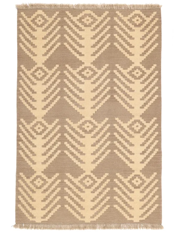 Itämainen Vaalea Nomad Kelim Matot Matto 103X152 Oranssi/Beige (Villa, )