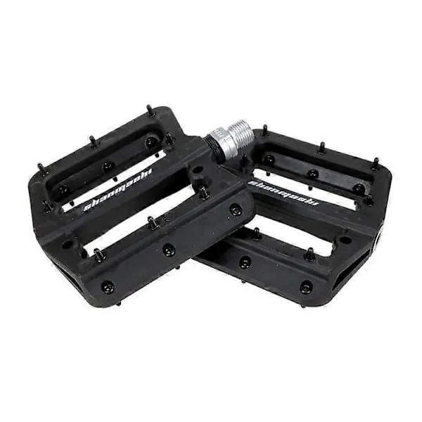 1 par Mountainbike Pedal MTB Pedaler Cykel Flat Pedaler Nylonfiber MTB Cykling Halkskydd Fotpedal Sporttillbehör