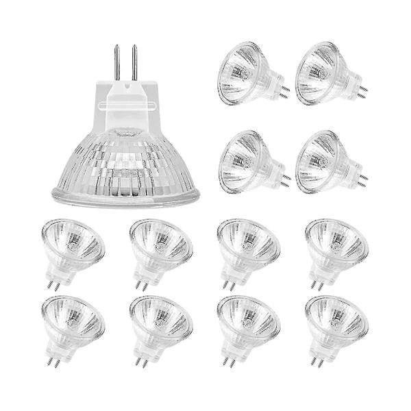 MR11 Halogeenilamput (12 kpl), GU4 Halogeenilamput 12V 20W, MR11 GU4 Himmennettävät lamput kattovalaisimiin - Perfet