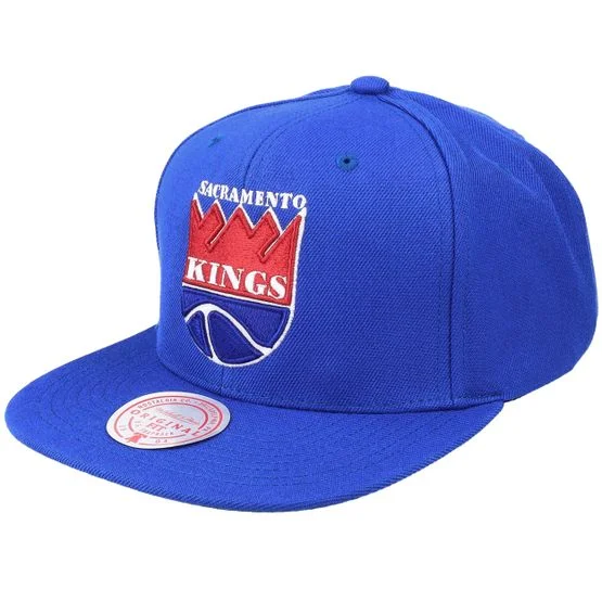 Mitchell & Ness - NBA Blauw snapback Cap - Sacramento Kings Team Ground 2.0 Blue Snapback @ Hatstore