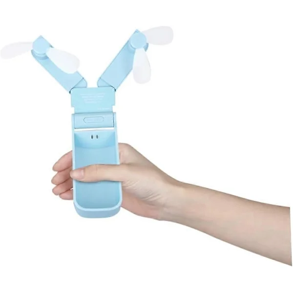 Kaksipäinen USB-tuuletin Taitettavat tuulettimet USB c -tuuletin Kannettava USB-tuuletin Kannettavat tuulettimet USB Ladattava tuuletin Mini USB-