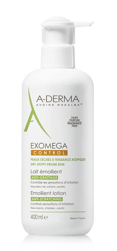 A-Derma Exomega Control Lotion fuktighetskrem 400 ml