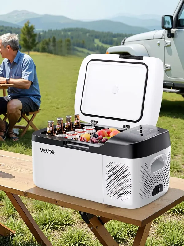 AliExpress - SucceBuy 15L Kleine Koelkast Draagbare Auto Vriezer 12V/24V Mini Koelkast Compressor Koeler voor Campers Reizen Kamperen 