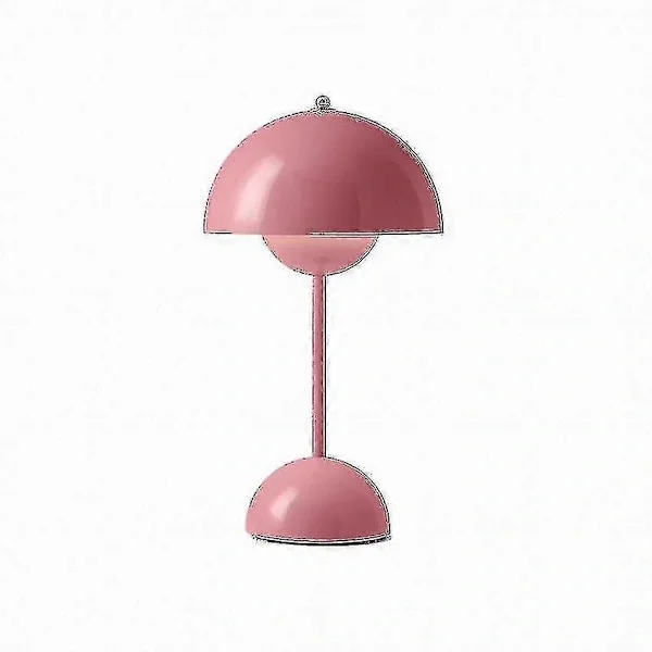 LED Flower Bud Table Lamp USB Bedside Lamp Wedding Desk Simple Rattan Bed -g-pink-usb Rechargeable