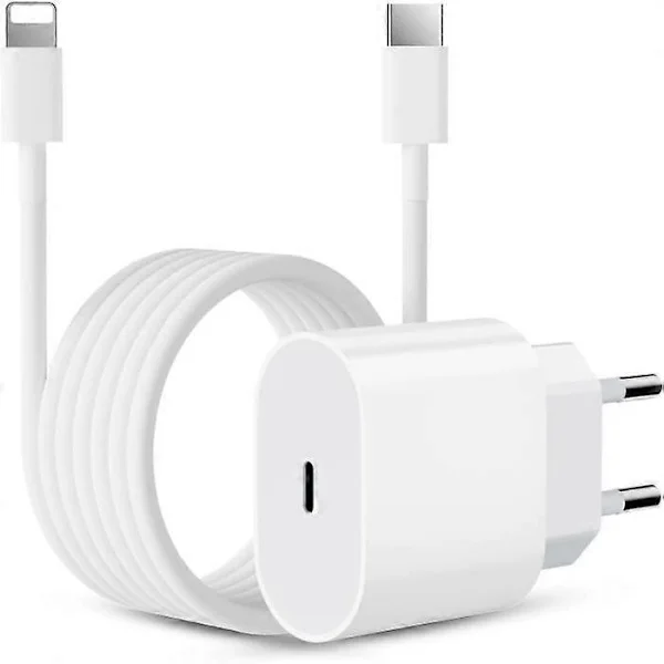 20W Pikalaturi iPhone, Pikalaturi iPhonelle 1M PD USB C -laturilla iPhone, iPhone-laturipää [40]