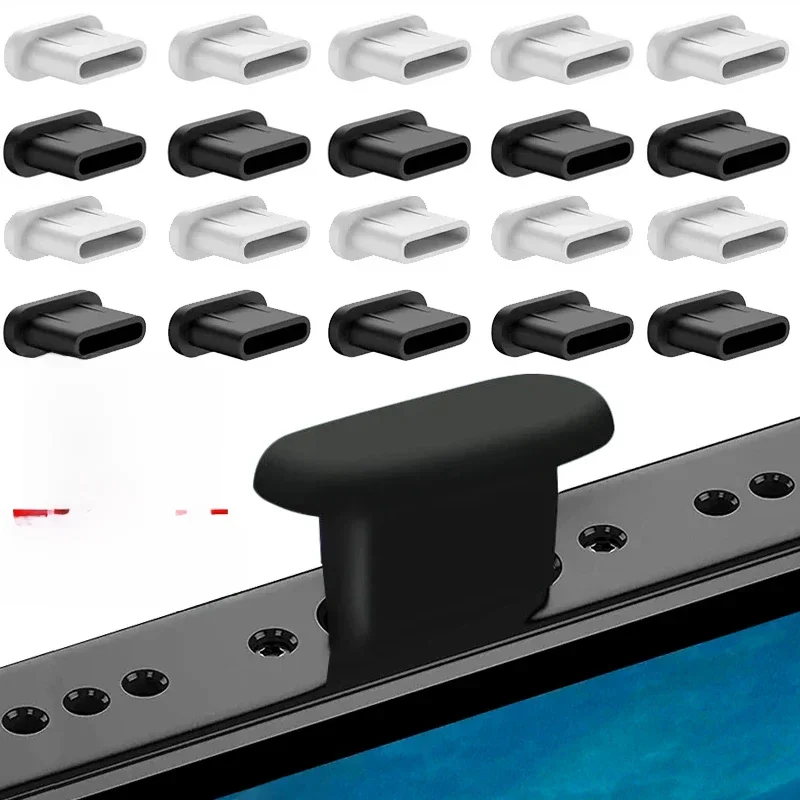 AliExpress - Siliconen Stof Stekkers Type C Poort Opladen Protector Stopper Cap Cover voor Iphone 17 16 15 Pro Max Samsung Xiaomi Anti-stof Plug