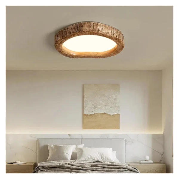 Modern nordisk takkrona - 45x39x6cm, fullspektrum ögonskyddsljus för vardagsrum, sovrum, kontor