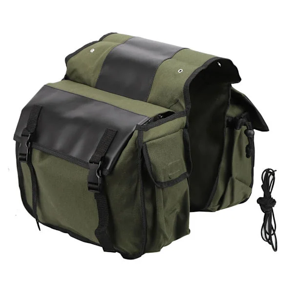 [RM] Bicycle Rear Seat Bag, Backpack, Mountain Bike, Luggage Storage, Bicycle Accessories, Military Green, Free Size