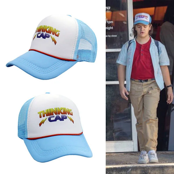 Grupo Erik Stranger Things Keps | Stranger Things Tänkande Keps | Cosplay Hatt Baseballkeps Stranger Things Gåvor | Stranger Things Säsong 4