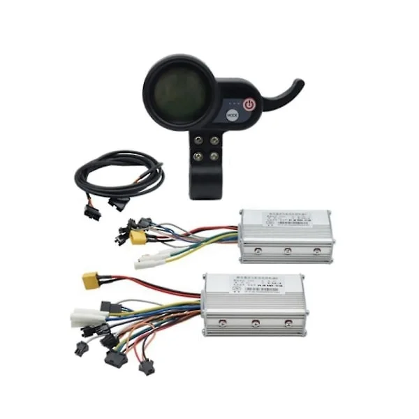 Elektrisk sparkesykkel dobbel drivenhet kontroller Jp 48v 52v 60v 25a 50a børsteløs kontroller Ab front bak drivenhet kontroller kit-Perfet