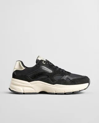 GANT - Neuewill Nylon Suede Joggesko til dame black