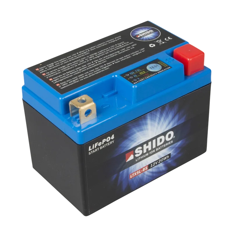 Shido Lithium Ion Battery Model Specific - Aprilia SR 50 Motard 2018-2021
