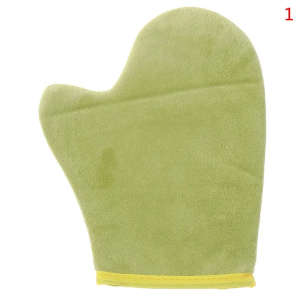 1 stk gjenbrukbare selvbruningshansker for kroppen, selvbruningskrem, lotion, mousse, kroppsrensehansker, selvbruning