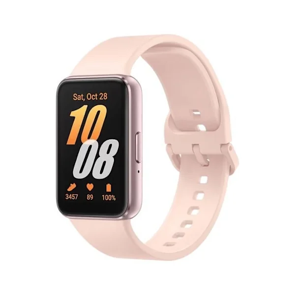 Smartklokke - SAMSUNG - Galaxy Fit3 - AMOLED-skjerm 1,6" - Batterilevetid 13 dager - Roségull