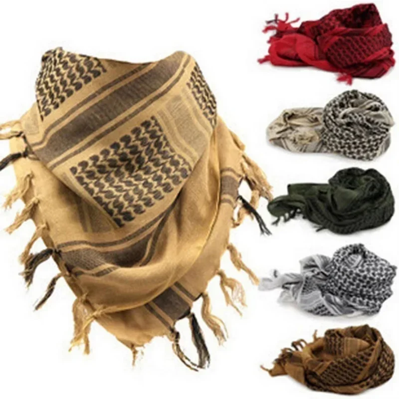 AliExpress - 1–3 Stück Unisex, leicht, kariert, mit Fransen, arabische Wüste, Schal, weich, taktischer Schal, Herren, Damen, Militär-Turban-Schal, 