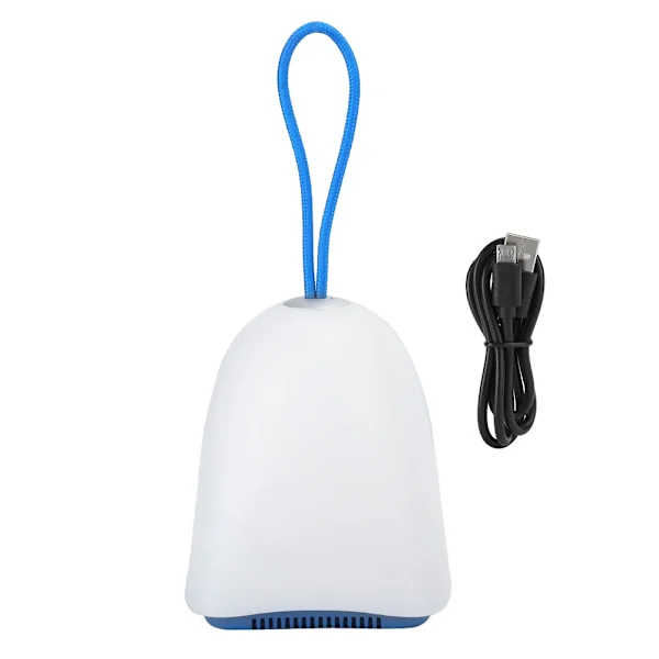 Trådløs Bluetooth-høyttaler Lys Berøringskontroll 8 Farger LED Nattlys Smart Høyttaler Blå