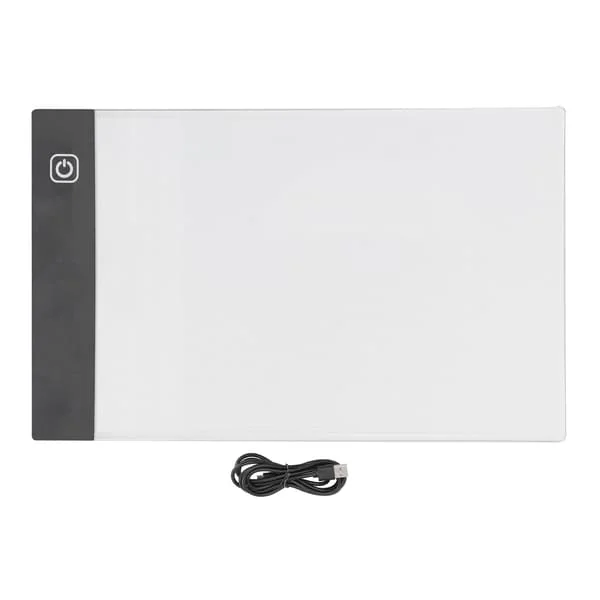 A5-valopöytä 3,5 W 0,6 A 3-portainen himmennettävä kosketusherkkä LED-piirustuspöytä LED-valotaulu kalligrafiaan 2D-animaatioon