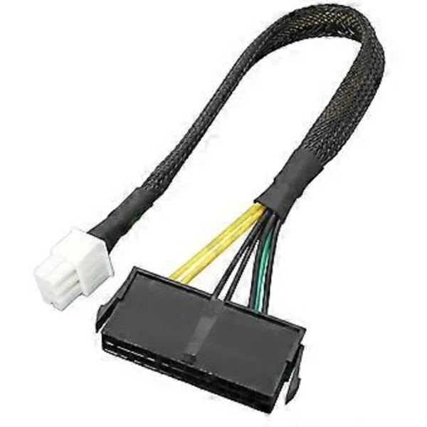 ATX PSU 24-pin till moderkort 6-pin för Acer 6-pin moderkort strömkabel hona till hane omvandlare sladd