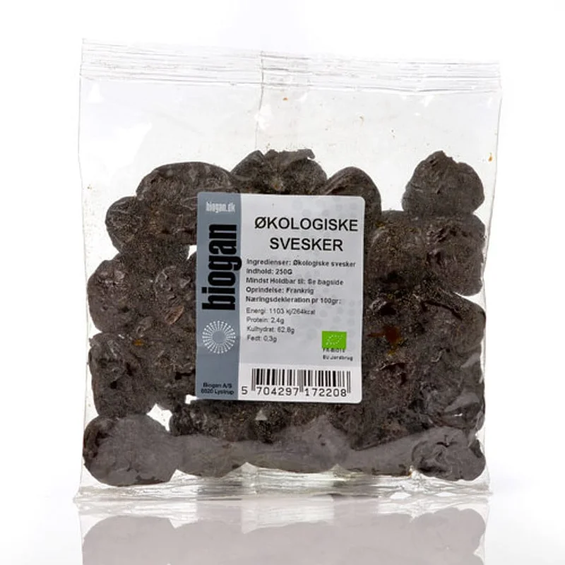 3 for 2 - Biogan Svesker u. sten Ø 250 g, Helse & Madvarer, Tørret Frugt & Nødder, Tørret Frugt