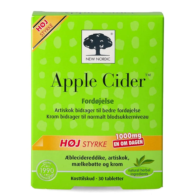 3 for 2 - New Nordic Apple Cider 30 kaps., Helse & Madvarer, Ingredienser, Æbleeddike