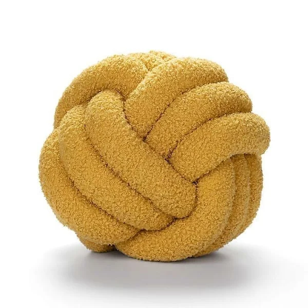 Paris_Knuten Bollkastkudde, Erittäin Pehmeä Seurustelu Koristeellinen, Käsin Kudottu Knuten Boll Lampaansametti Sohva Tyyny, Knuten Tyyny, Sohva 