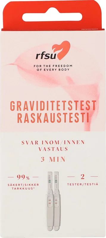 RFSU Graviditetstest Stik, Børn & Forældre, Graviditet & Efterfødsel, Graviditetstest