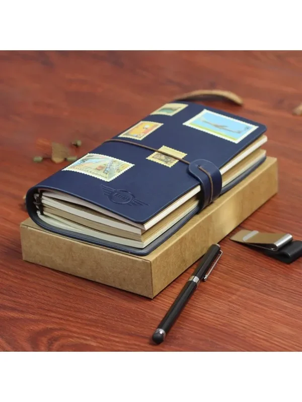 AliExpress - Carnet de notes A6 rétro en cuir avec sangle créative, multifonctionnel, portable, à feuilles mobiles, pour voyage et journal intime
